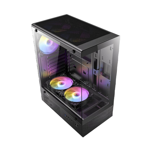 ANTEC VCX300 GAMING CASE WITH 5 ARGB FAN view 2