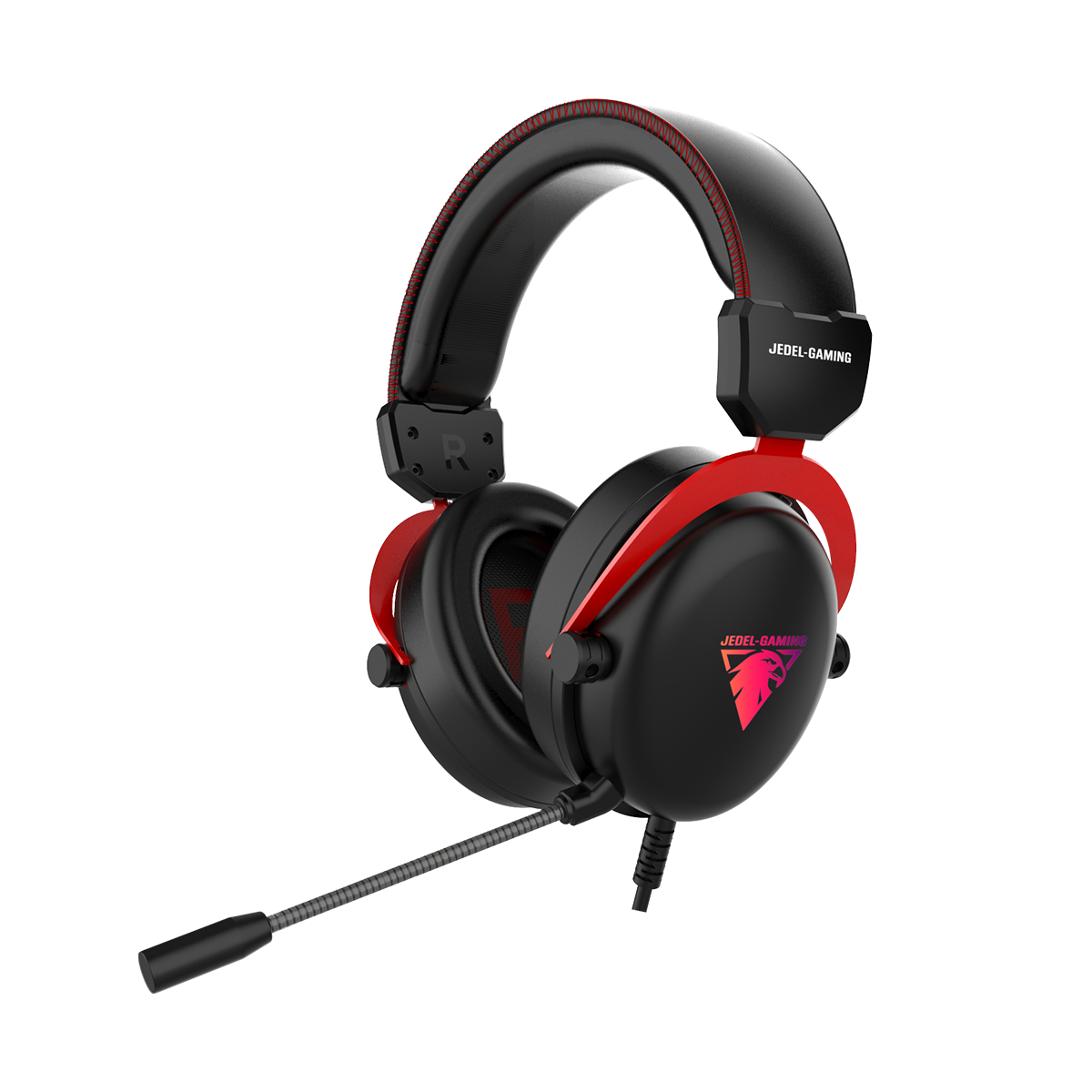 JEDEL GH-581 USB 7.1 RGB GAMING HEADPHONE - accessories