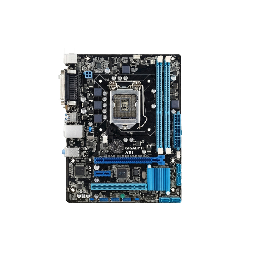 USED H81 4TH GEN MOTHER BOARD view 2